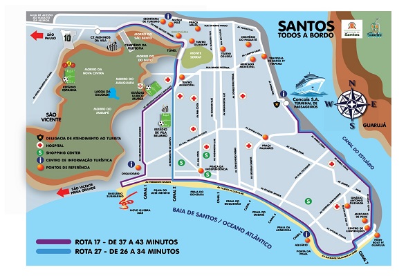 Santos retoma programa para estimular turistas de cruzeiros a conhecer a Cidade (2)